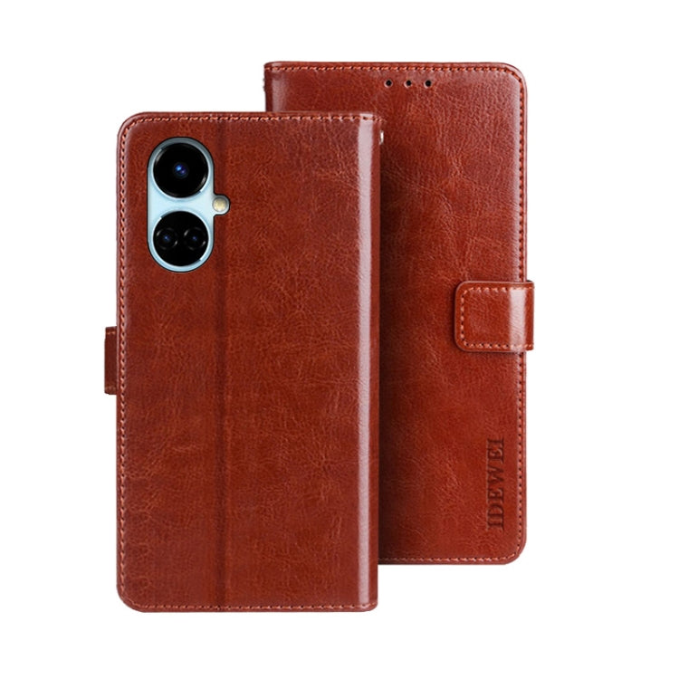idewei Crazy Horse Texture Leather Phone Case, For Tecno Camon 19, For Tecno Pova 3, For Tecno Pova Neo 2, For vivo X90, For vivo X90 Pro, For vivo X90 Pro+