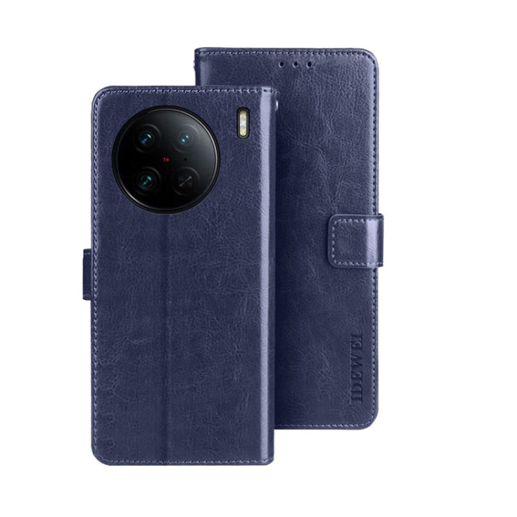 idewei Crazy Horse Texture Leather Phone Case, For Tecno Camon 19, For Tecno Pova 3, For Tecno Pova Neo 2, For vivo X90, For vivo X90 Pro, For vivo X90 Pro+