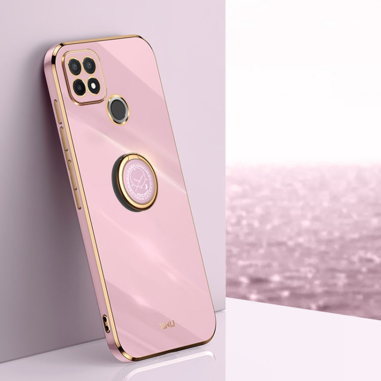 XINLI Straight Edge 6D Electroplate TPU Phone Case with Ring Holder, For Realme GT2 Explorer Master 5G, For Realme 9i, For Realme 9i 5G, For Realme 9 Pro, For Realme C20, For Realme C21Y