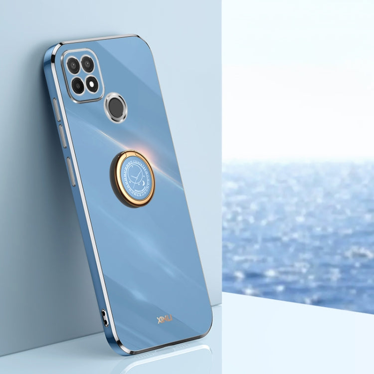 XINLI Straight Edge 6D Electroplate TPU Phone Case with Ring Holder, For Realme GT2 Explorer Master 5G, For Realme 9i, For Realme 9i 5G, For Realme 9 Pro, For Realme C20, For Realme C21Y