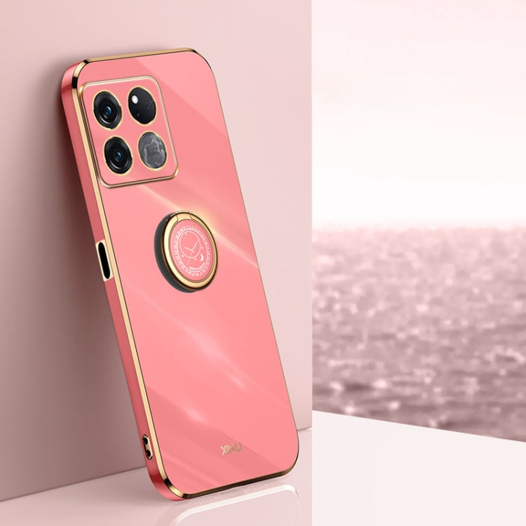 XINLI Straight Edge 6D Electroplate TPU Phone Case with Ring Holder, For OnePlus 10 Pro, For OnePlus Ace, For OnePlus Ace Racing, For OnePlus Ace Pro, For Nothing Phone 1