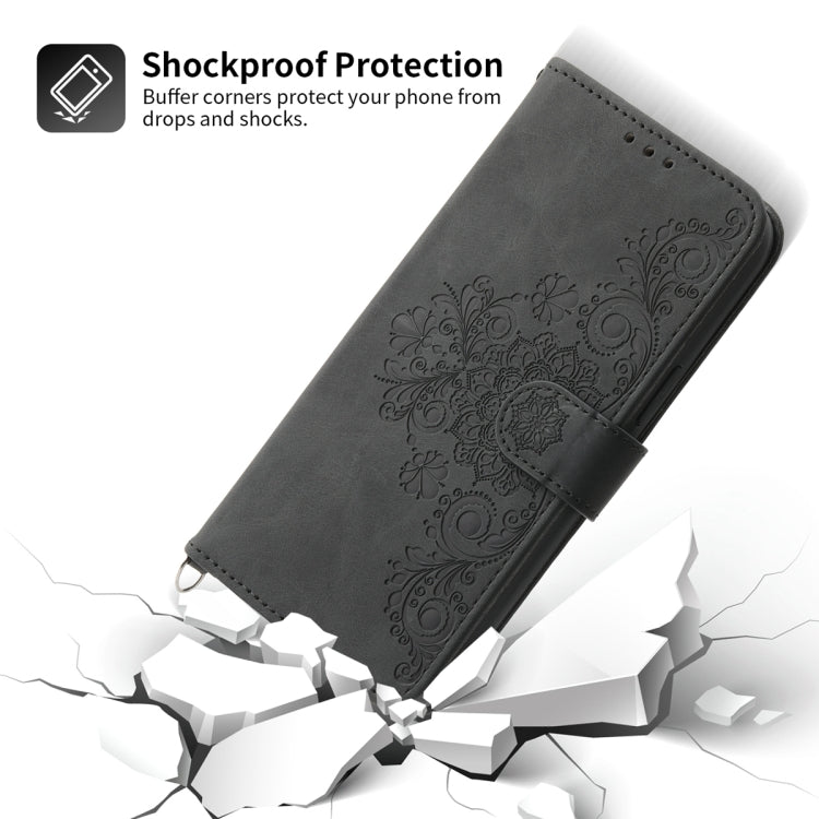 Skin-feel Flowers Embossed Wallet Leather Phone Case, For Samsung Galaxy A54 5G, For Xiaomi 13, For Xiaomi 13 Pro, For Realme 10 4G