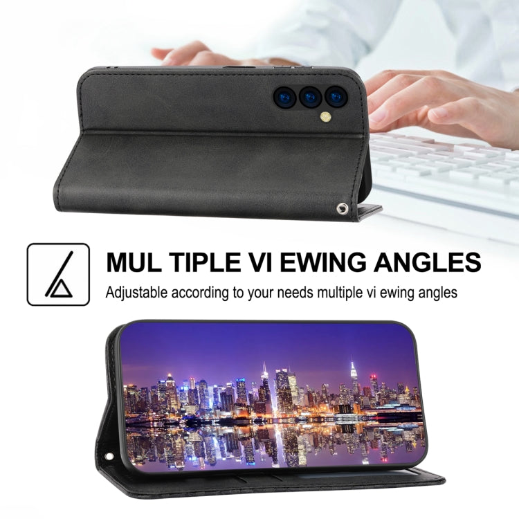 Cubic Grid Calf Texture Magnetic Leather Phone Case, For Samsung Galaxy A54 5G, For Xiaomi 13, For Xiaomi 13 Pro, For Xiaomi Poco C40, For Realme 10 4G