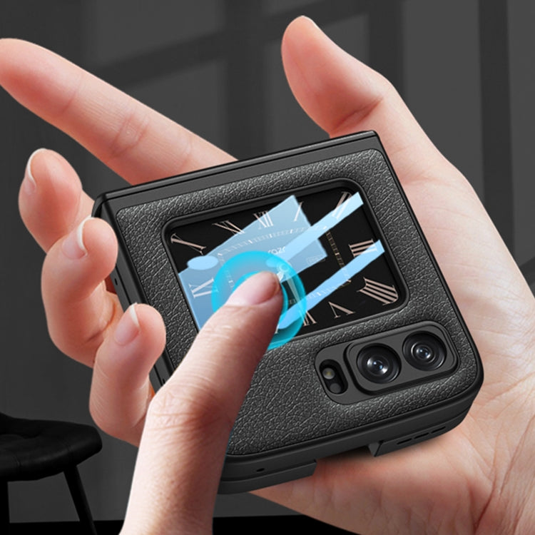 GKK Magnetic Folding Shockproof Leather Phone Case, For Motorola Razr 2022