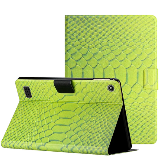 Solid Color Crocodile Texture Leather Tablet Case, For Amazon Kindle Fire HD 7 2019/2017/2015, For Huawei MatePad T 10s, For Huawei MatePad T8, For Samsung Galaxy Tab A 10.1 2019 T510, For 7 inch Tablets, For 8 inch Tablets, For 10 inch Tablets