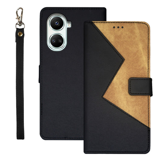 idewei Two-color Splicing Leather Phone Case, For Huawei nova 10 SE, For Huawei nova Y61 4G, For Infinix Zero Ultra 5G, For OPPO A58 5G, For OPPO A77s, For Oukitel C19 Pro, For Realme 10 5G, For Tecno Pova 4, For vivo V21s, For ZTE Axon 30S            ...