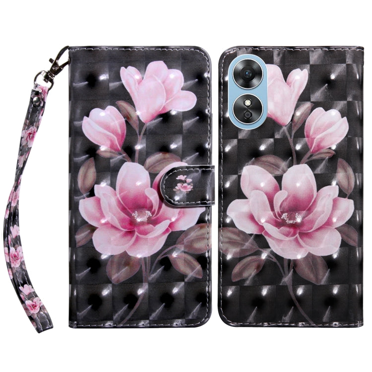 3D Painted Leather Phone Case, For OPPO A17, For Samsung Galaxy A54 5G