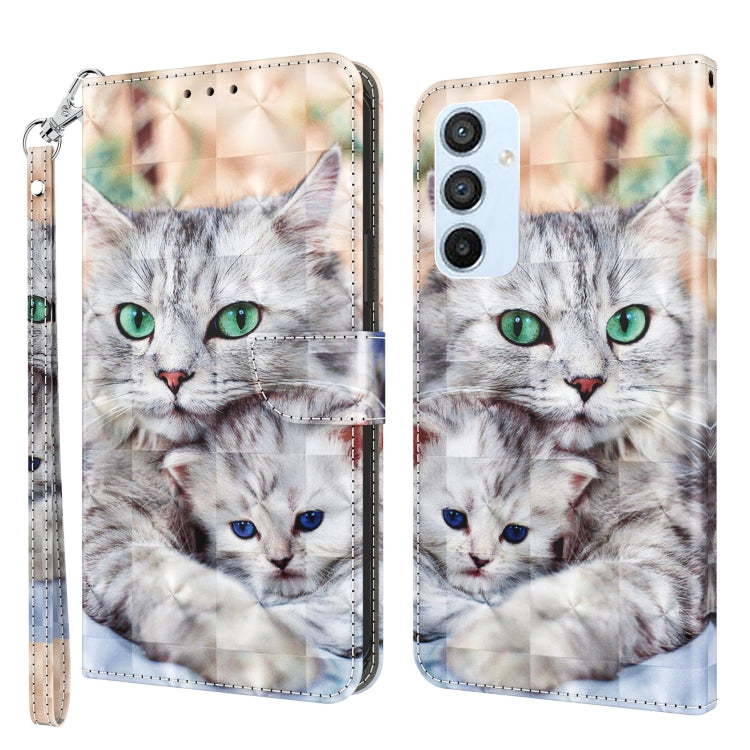 3D Painted Leather Phone Case, For OPPO A17, For Samsung Galaxy A54 5G