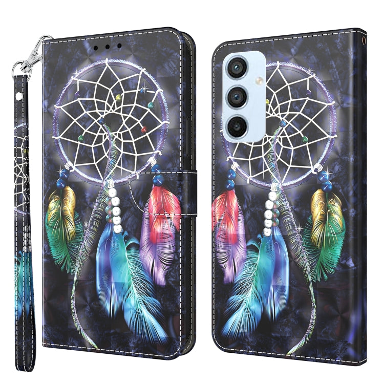 3D Painted Leather Phone Case, For OPPO A17, For Samsung Galaxy A54 5G