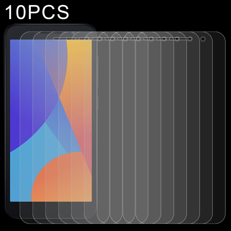 10 PCS 0.26mm 9H 2.5D Tempered Glass Film, For Huawei Enjoy 50 Plus (10 PCS), For Alcatel 1 Ultra (10 PCS), For TCL 403 (10 PCS)