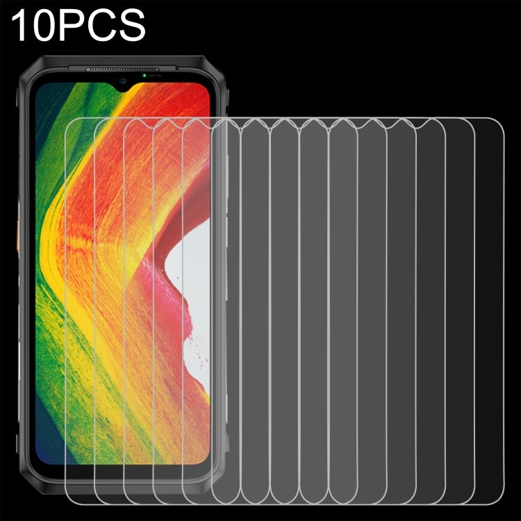 10pcs 0.26mm 9H 2.5D Tempered Glass Film, For Ulefone Power Armor 18(10 PCS)