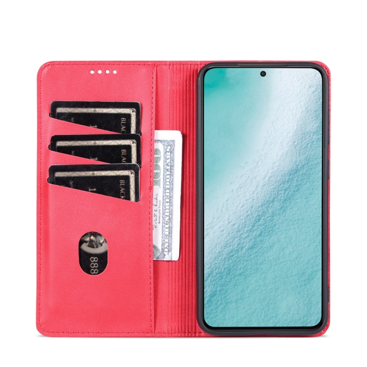 AZNS Magnetic Calf Texture Flip Leather Phone Case, For Samsung Galaxy S23 5G, For Samsung Galaxy S23+ 5G, For Samsung Galaxy S23 Ultra 5G, For Xiaomi Redmi Note 12 Pro 5G China / Note 12 Pro 5G+ China