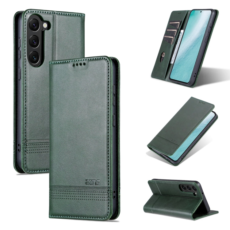 AZNS Magnetic Calf Texture Flip Leather Phone Case, For Samsung Galaxy S23 5G, For Samsung Galaxy S23+ 5G, For Samsung Galaxy S23 Ultra 5G, For Xiaomi Redmi Note 12 Pro 5G China / Note 12 Pro 5G+ China