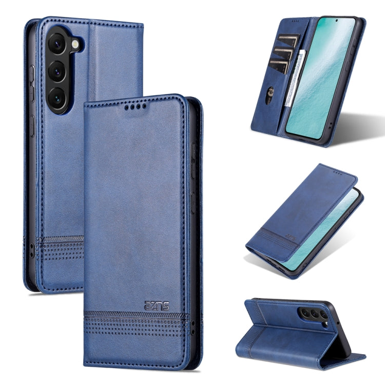AZNS Magnetic Calf Texture Flip Leather Phone Case, For Samsung Galaxy S23 5G, For Samsung Galaxy S23+ 5G, For Samsung Galaxy S23 Ultra 5G, For Xiaomi Redmi Note 12 Pro 5G China / Note 12 Pro 5G+ China