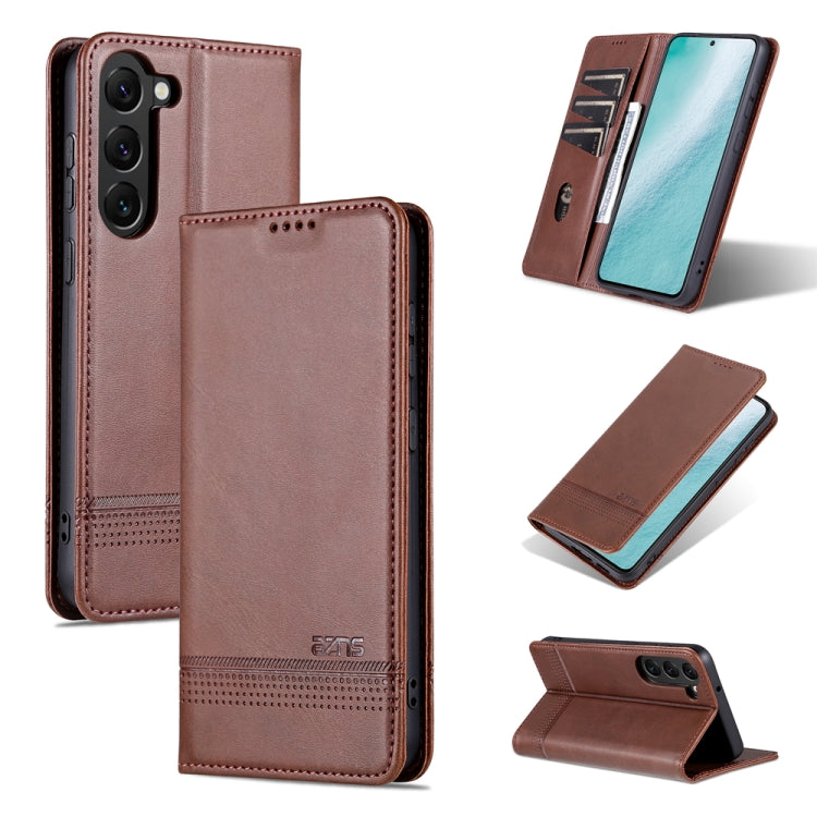AZNS Magnetic Calf Texture Flip Leather Phone Case, For Samsung Galaxy S23 5G, For Samsung Galaxy S23+ 5G, For Samsung Galaxy S23 Ultra 5G, For Xiaomi Redmi Note 12 Pro 5G China / Note 12 Pro 5G+ China