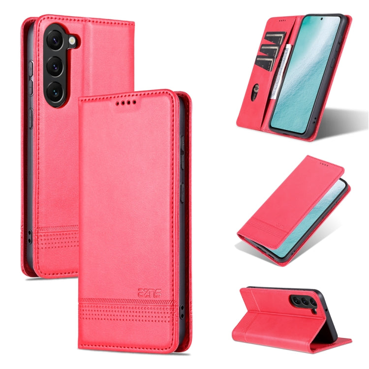 AZNS Magnetic Calf Texture Flip Leather Phone Case, For Samsung Galaxy S23 5G, For Samsung Galaxy S23+ 5G, For Samsung Galaxy S23 Ultra 5G, For Xiaomi Redmi Note 12 Pro 5G China / Note 12 Pro 5G+ China