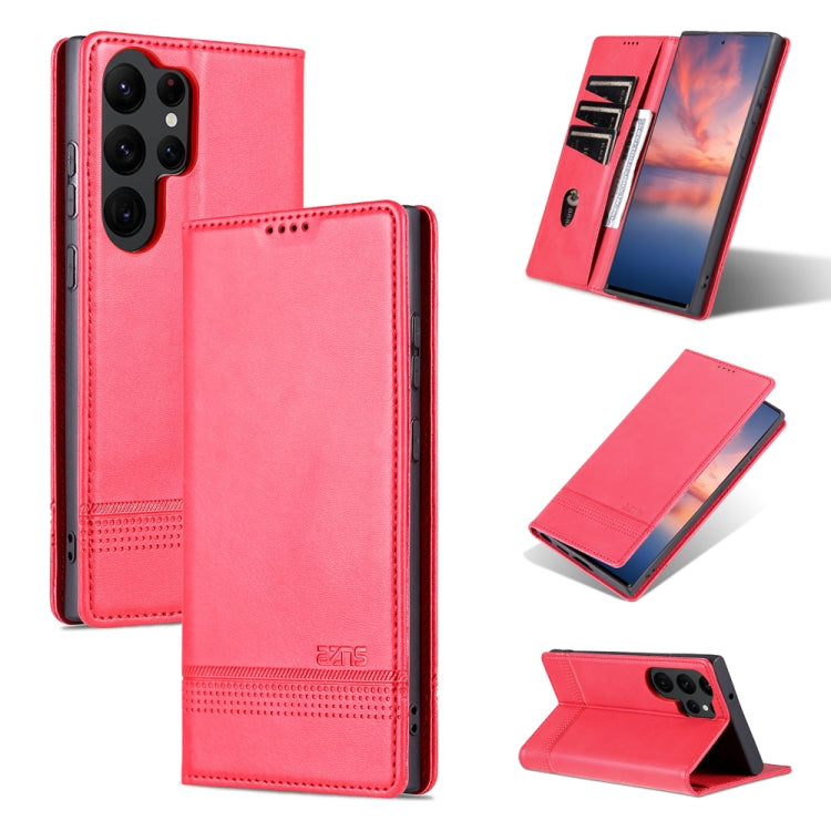 AZNS Magnetic Calf Texture Flip Leather Phone Case, For Samsung Galaxy S23 5G, For Samsung Galaxy S23+ 5G, For Samsung Galaxy S23 Ultra 5G, For Xiaomi Redmi Note 12 Pro 5G China / Note 12 Pro 5G+ China