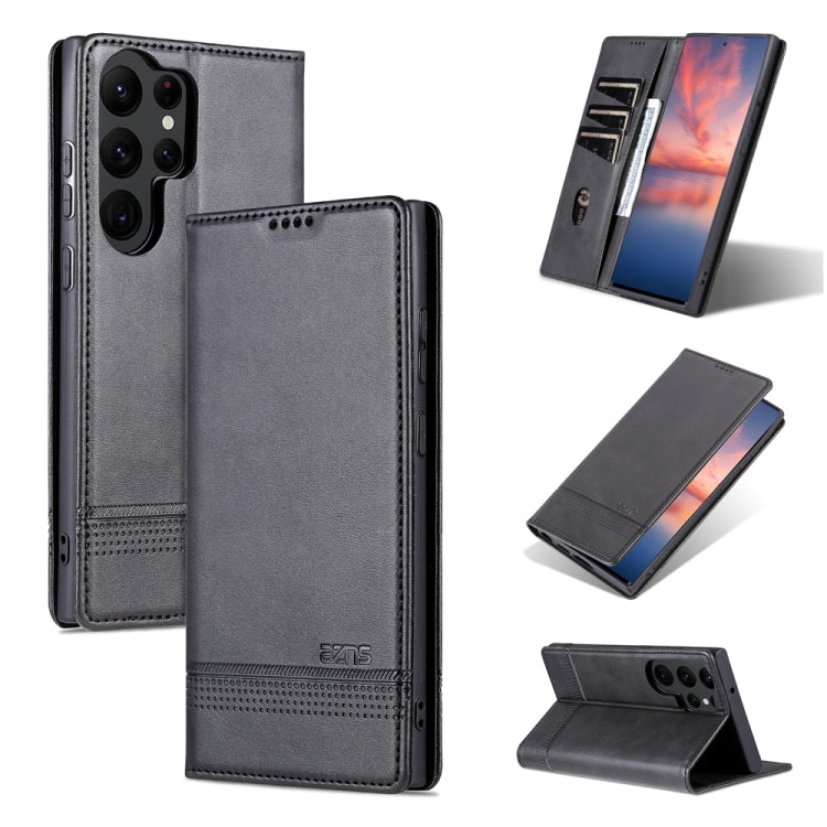 AZNS Magnetic Calf Texture Flip Leather Phone Case, For Samsung Galaxy S23 5G, For Samsung Galaxy S23+ 5G, For Samsung Galaxy S23 Ultra 5G, For Xiaomi Redmi Note 12 Pro 5G China / Note 12 Pro 5G+ China