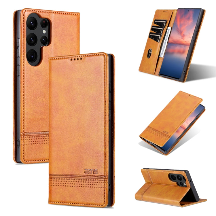 AZNS Magnetic Calf Texture Flip Leather Phone Case, For Samsung Galaxy S23 5G, For Samsung Galaxy S23+ 5G, For Samsung Galaxy S23 Ultra 5G, For Xiaomi Redmi Note 12 Pro 5G China / Note 12 Pro 5G+ China