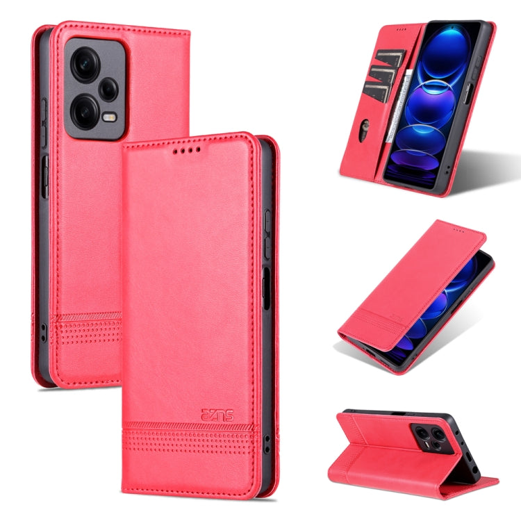 AZNS Magnetic Calf Texture Flip Leather Phone Case, For Samsung Galaxy S23 5G, For Samsung Galaxy S23+ 5G, For Samsung Galaxy S23 Ultra 5G, For Xiaomi Redmi Note 12 Pro 5G China / Note 12 Pro 5G+ China