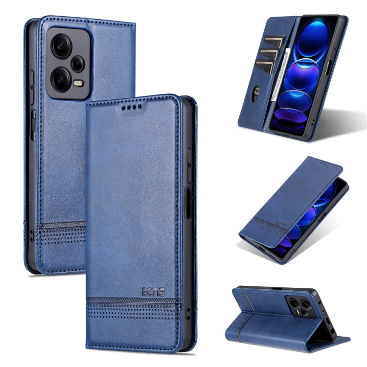 AZNS Magnetic Calf Texture Flip Leather Phone Case, For Samsung Galaxy S23 5G, For Samsung Galaxy S23+ 5G, For Samsung Galaxy S23 Ultra 5G, For Xiaomi Redmi Note 12 Pro 5G China / Note 12 Pro 5G+ China