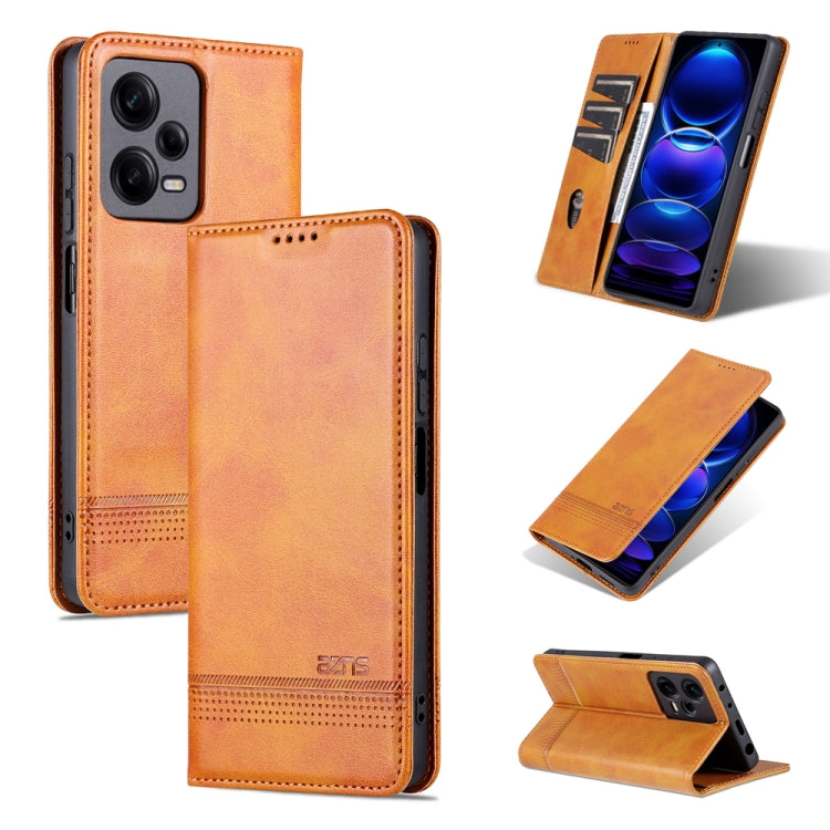 AZNS Magnetic Calf Texture Flip Leather Phone Case, For Samsung Galaxy S23 5G, For Samsung Galaxy S23+ 5G, For Samsung Galaxy S23 Ultra 5G, For Xiaomi Redmi Note 12 Pro 5G China / Note 12 Pro 5G+ China
