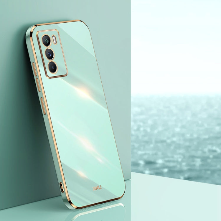 XINLI Straight Edge 6D Electroplate TPU Phone Case, For vivo iQOO Neo5 S, For vivo iQOO Neo6, For vivo iQOO Neo7, For vivo iQOO Pro, For vivo iQOO U5, For vivo iQOO Z6