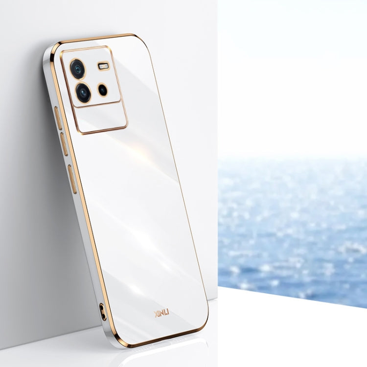 XINLI Straight Edge 6D Electroplate TPU Phone Case, For vivo iQOO Neo5 S, For vivo iQOO Neo6, For vivo iQOO Neo7, For vivo iQOO Pro, For vivo iQOO U5, For vivo iQOO Z6