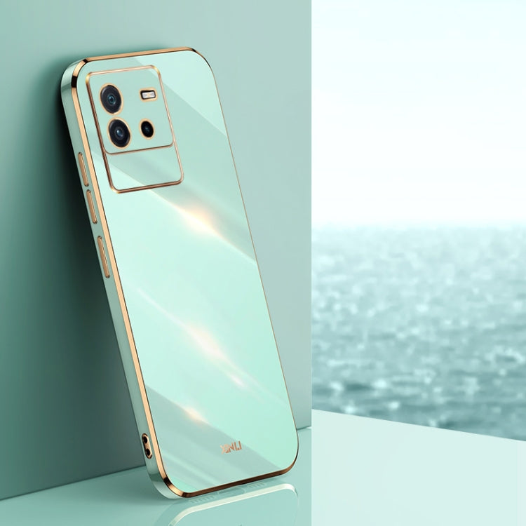 XINLI Straight Edge 6D Electroplate TPU Phone Case, For vivo iQOO Neo5 S, For vivo iQOO Neo6, For vivo iQOO Neo7, For vivo iQOO Pro, For vivo iQOO U5, For vivo iQOO Z6