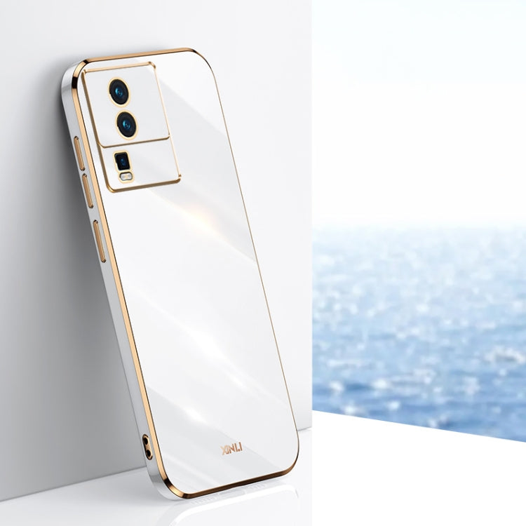 XINLI Straight Edge 6D Electroplate TPU Phone Case, For vivo iQOO Neo5 S, For vivo iQOO Neo6, For vivo iQOO Neo7, For vivo iQOO Pro, For vivo iQOO U5, For vivo iQOO Z6