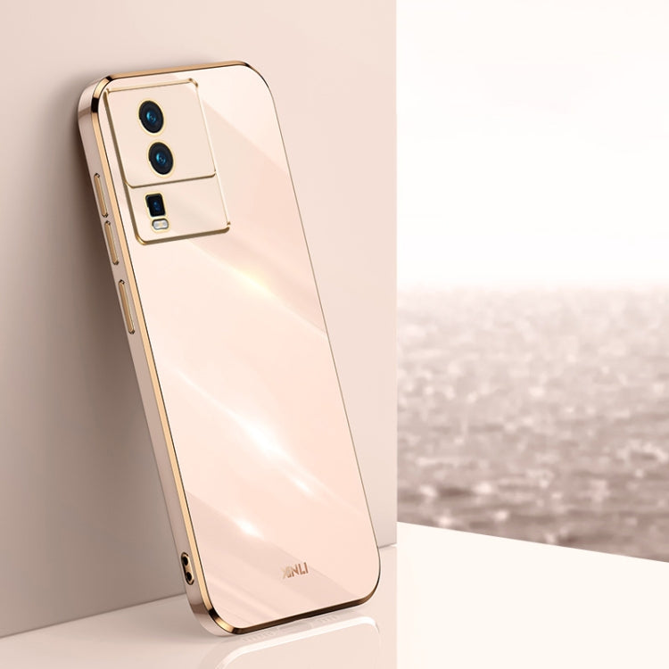 XINLI Straight Edge 6D Electroplate TPU Phone Case, For vivo iQOO Neo5 S, For vivo iQOO Neo6, For vivo iQOO Neo7, For vivo iQOO Pro, For vivo iQOO U5, For vivo iQOO Z6