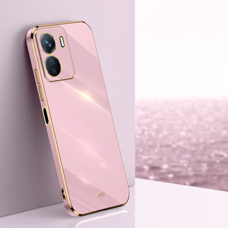 XINLI Straight Edge 6D Electroplate TPU Phone Case, For vivo iQOO Neo5 S, For vivo iQOO Neo6, For vivo iQOO Neo7, For vivo iQOO Pro, For vivo iQOO U5, For vivo iQOO Z6