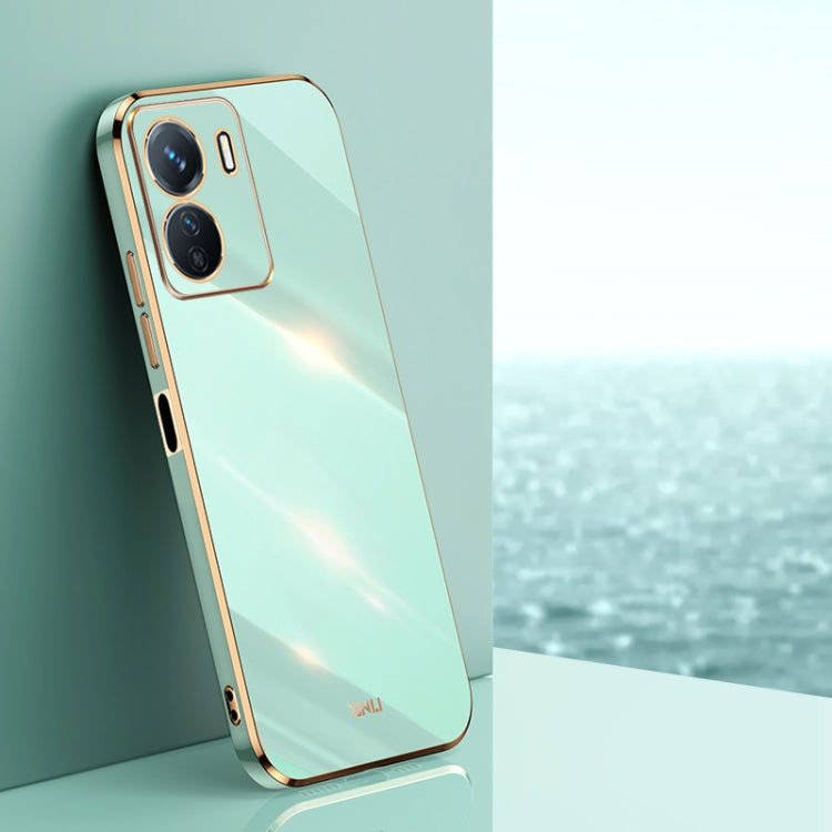 XINLI Straight Edge 6D Electroplate TPU Phone Case, For vivo iQOO Neo5 S, For vivo iQOO Neo6, For vivo iQOO Neo7, For vivo iQOO Pro, For vivo iQOO U5, For vivo iQOO Z6