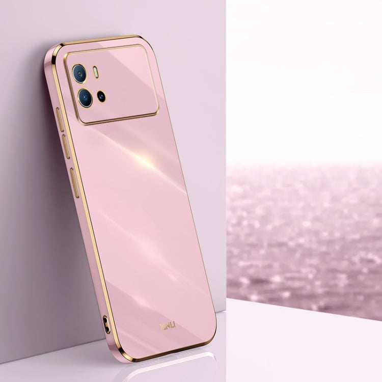 XINLI Straight Edge 6D Electroplate TPU Phone Case, For vivo iQOO 9, For vivo S15, For vivo S15e, For vivo S15 Pro, For vivo T2x, For vivo V25