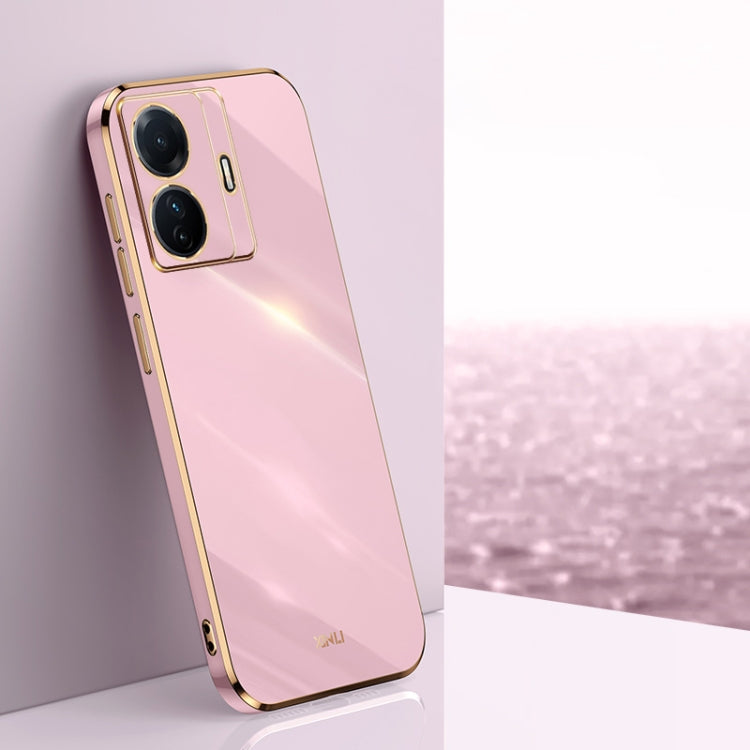 XINLI Straight Edge 6D Electroplate TPU Phone Case, For vivo iQOO 9, For vivo S15, For vivo S15e, For vivo S15 Pro, For vivo T2x, For vivo V25