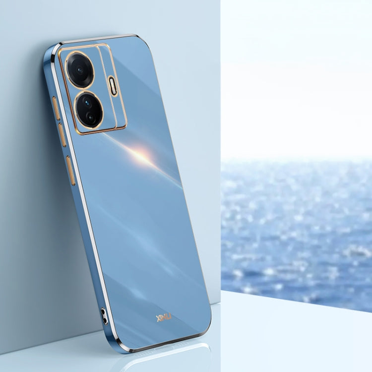 XINLI Straight Edge 6D Electroplate TPU Phone Case, For vivo iQOO 9, For vivo S15, For vivo S15e, For vivo S15 Pro, For vivo T2x, For vivo V25