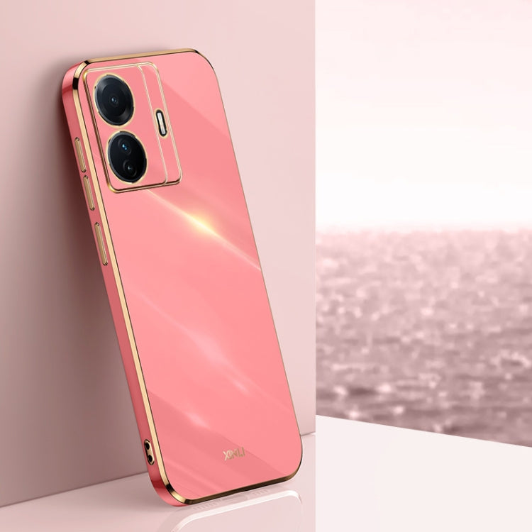 XINLI Straight Edge 6D Electroplate TPU Phone Case, For vivo iQOO 9, For vivo S15, For vivo S15e, For vivo S15 Pro, For vivo T2x, For vivo V25