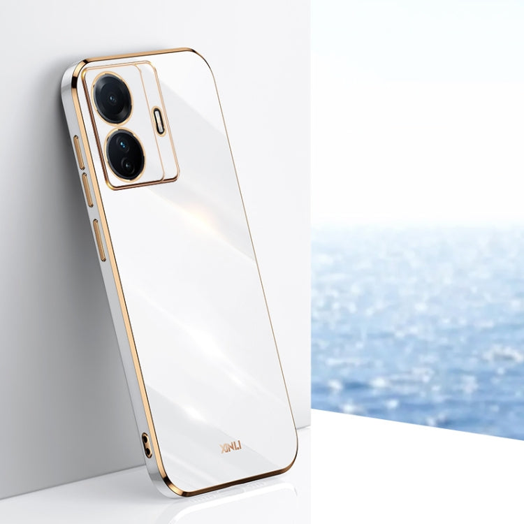 XINLI Straight Edge 6D Electroplate TPU Phone Case, For vivo iQOO 9, For vivo S15, For vivo S15e, For vivo S15 Pro, For vivo T2x, For vivo V25