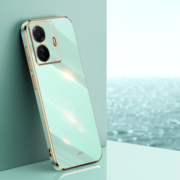 XINLI Straight Edge 6D Electroplate TPU Phone Case, For vivo iQOO 9, For vivo S15, For vivo S15e, For vivo S15 Pro, For vivo T2x, For vivo V25