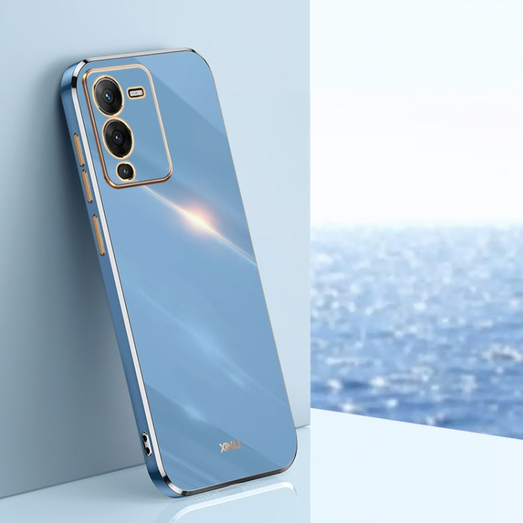 XINLI Straight Edge 6D Electroplate TPU Phone Case, For vivo iQOO 9, For vivo S15, For vivo S15e, For vivo S15 Pro, For vivo T2x, For vivo V25