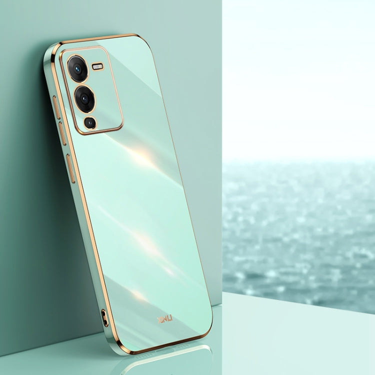 XINLI Straight Edge 6D Electroplate TPU Phone Case, For vivo iQOO 9, For vivo S15, For vivo S15e, For vivo S15 Pro, For vivo T2x, For vivo V25