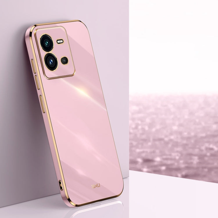 XINLI Straight Edge 6D Electroplate TPU Phone Case, For vivo iQOO 9, For vivo S15, For vivo S15e, For vivo S15 Pro, For vivo T2x, For vivo V25