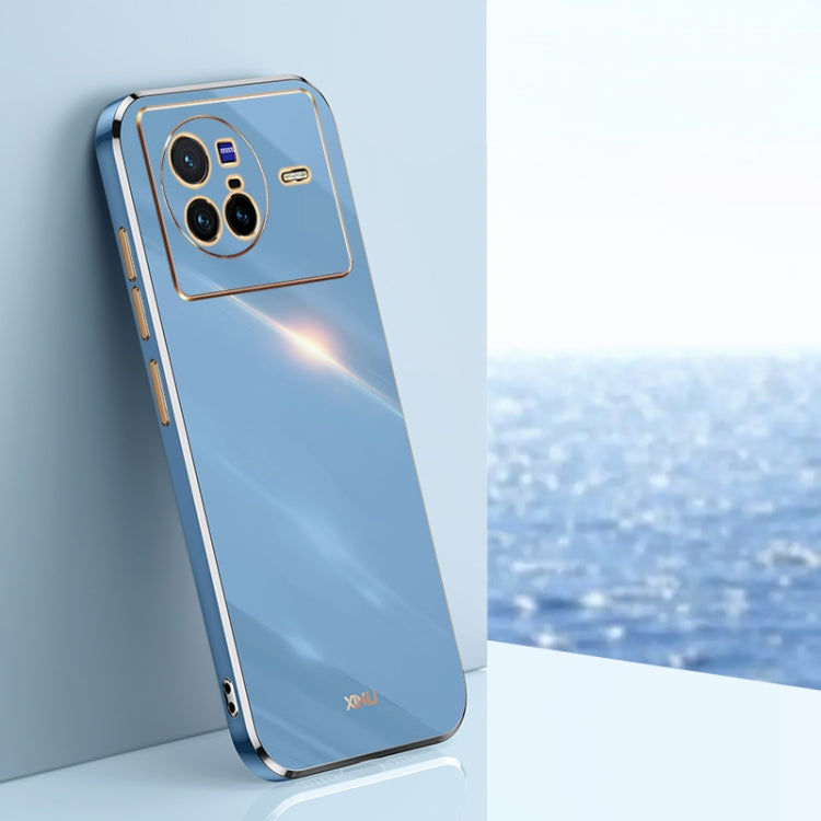 XINLI Straight Edge 6D Electroplate TPU Phone Case, For vivo X80, For vivo X80 Pro, For vivo X90 5G, For vivo X90 Pro 5G, For vivo X Note, For vivo Y02s 4G