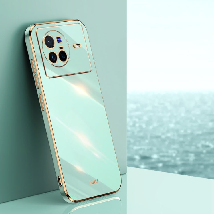 XINLI Straight Edge 6D Electroplate TPU Phone Case, For vivo X80, For vivo X80 Pro, For vivo X90 5G, For vivo X90 Pro 5G, For vivo X Note, For vivo Y02s 4G