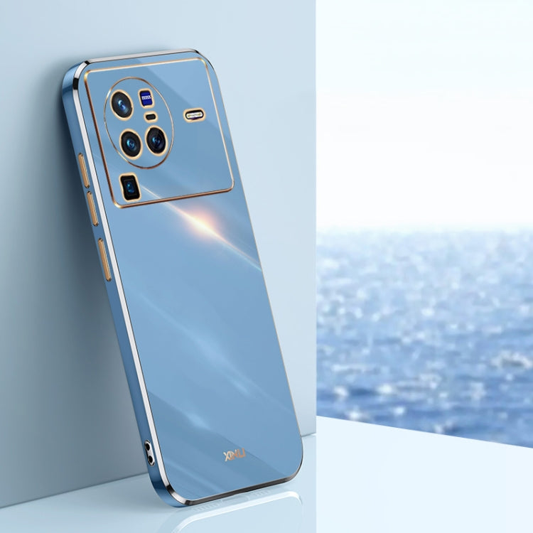 XINLI Straight Edge 6D Electroplate TPU Phone Case, For vivo X80, For vivo X80 Pro, For vivo X90 5G, For vivo X90 Pro 5G, For vivo X Note, For vivo Y02s 4G