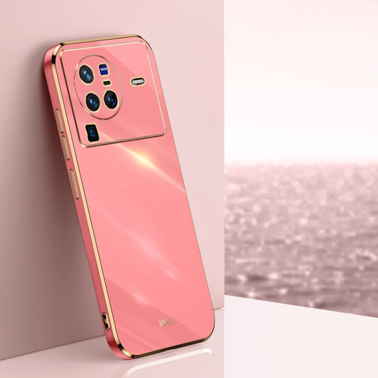 XINLI Straight Edge 6D Electroplate TPU Phone Case, For vivo X80, For vivo X80 Pro, For vivo X90 5G, For vivo X90 Pro 5G, For vivo X Note, For vivo Y02s 4G