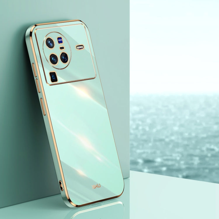 XINLI Straight Edge 6D Electroplate TPU Phone Case, For vivo X80, For vivo X80 Pro, For vivo X90 5G, For vivo X90 Pro 5G, For vivo X Note, For vivo Y02s 4G