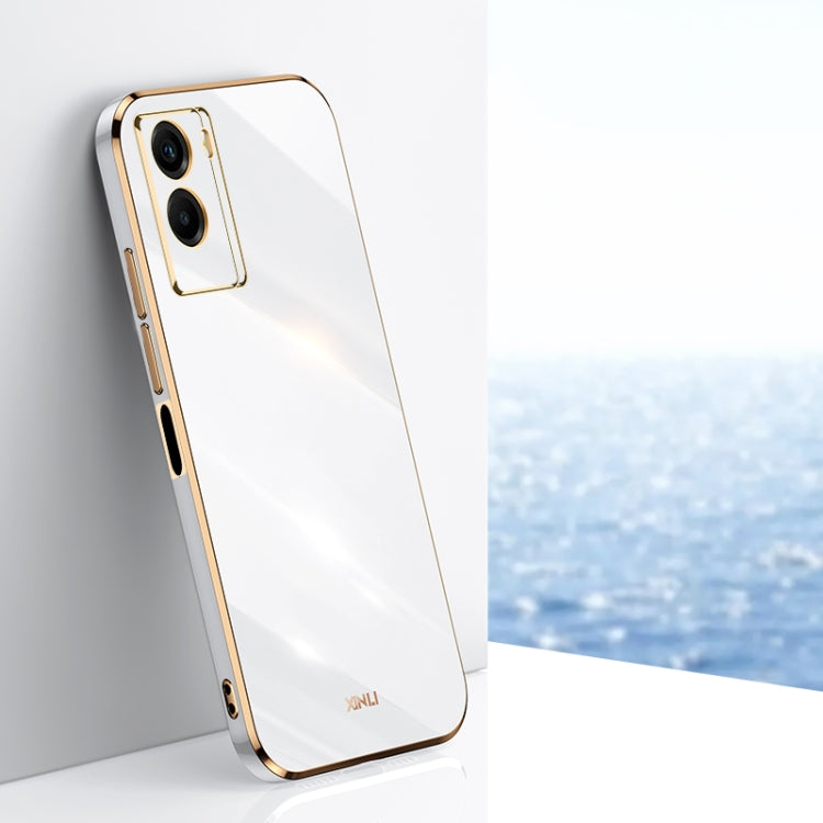 XINLI Straight Edge 6D Electroplate TPU Phone Case, For vivo Y55s 5G, For vivo Z5x, For vivo Y33s, For vivo Y51 2020 December