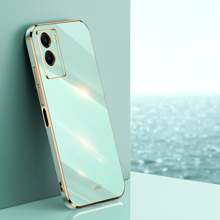 XINLI Straight Edge 6D Electroplate TPU Phone Case, For vivo Y55s 5G, For vivo Z5x, For vivo Y33s, For vivo Y51 2020 December