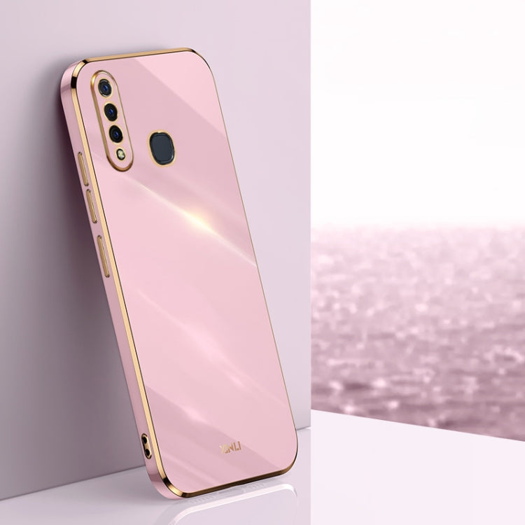 XINLI Straight Edge 6D Electroplate TPU Phone Case, For vivo Y55s 5G, For vivo Z5x, For vivo Y33s, For vivo Y51 2020 December